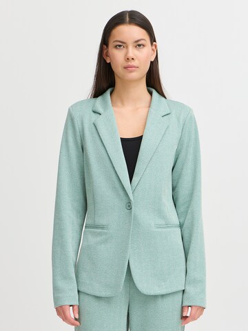 ICHI - Blazer 'KATE' en verde: frente