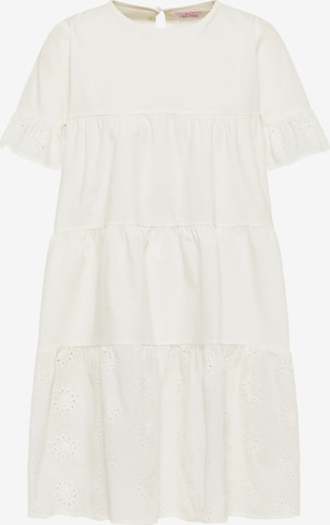 MYMO Καλοκαιρινό φόρεμα σε λευκό: μπροστά