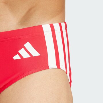 Maillot de bain de sport ADIDAS PERFORMANCE en rouge