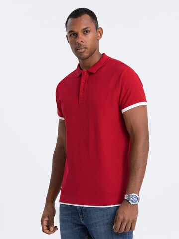 Ombre Shirt in Rood