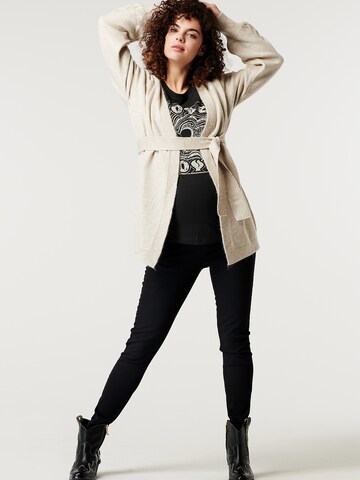 Cardigan Supermom en beige : devant