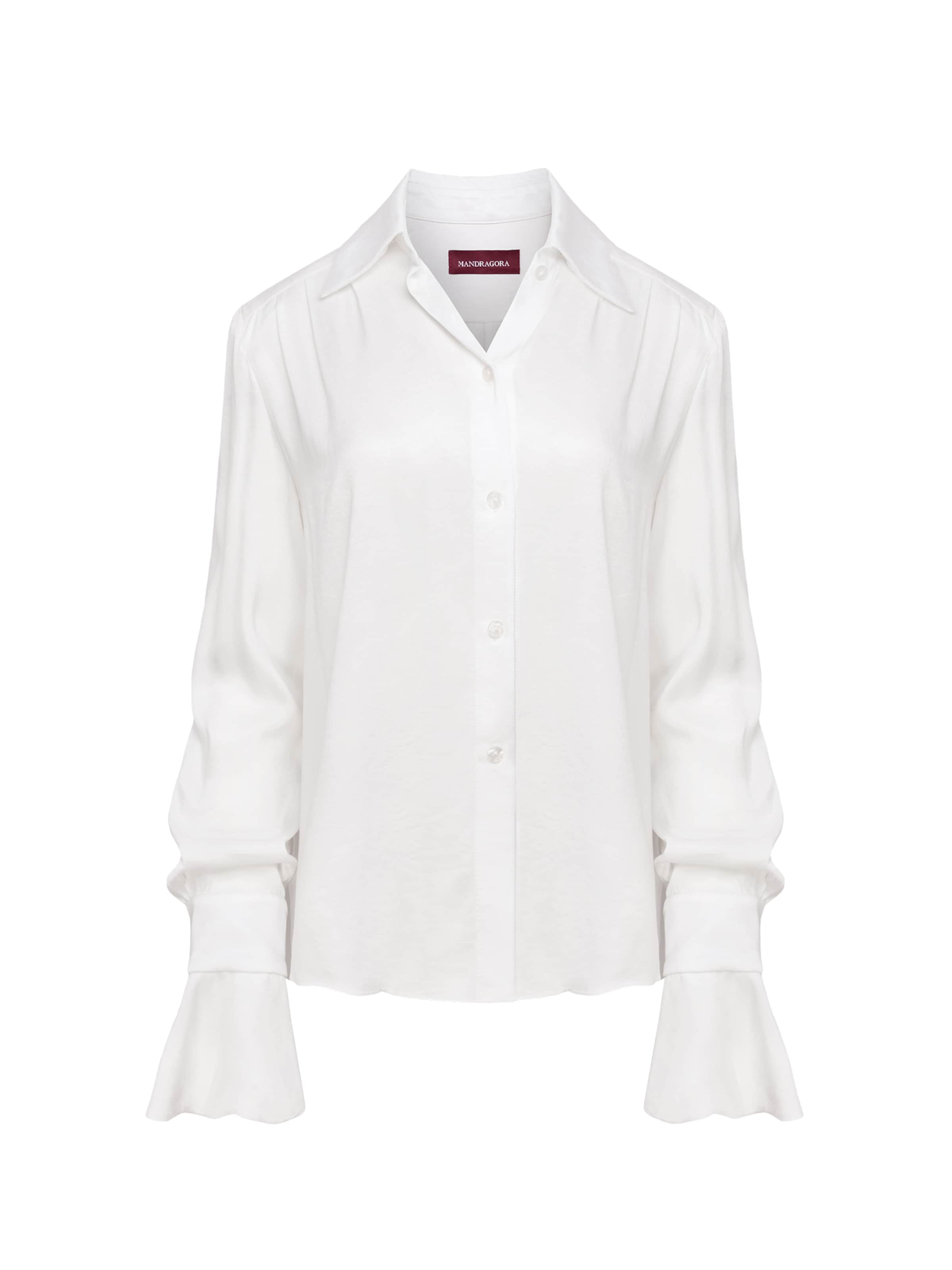 mandragora Blouse 'Celia' in Beige: voorkant