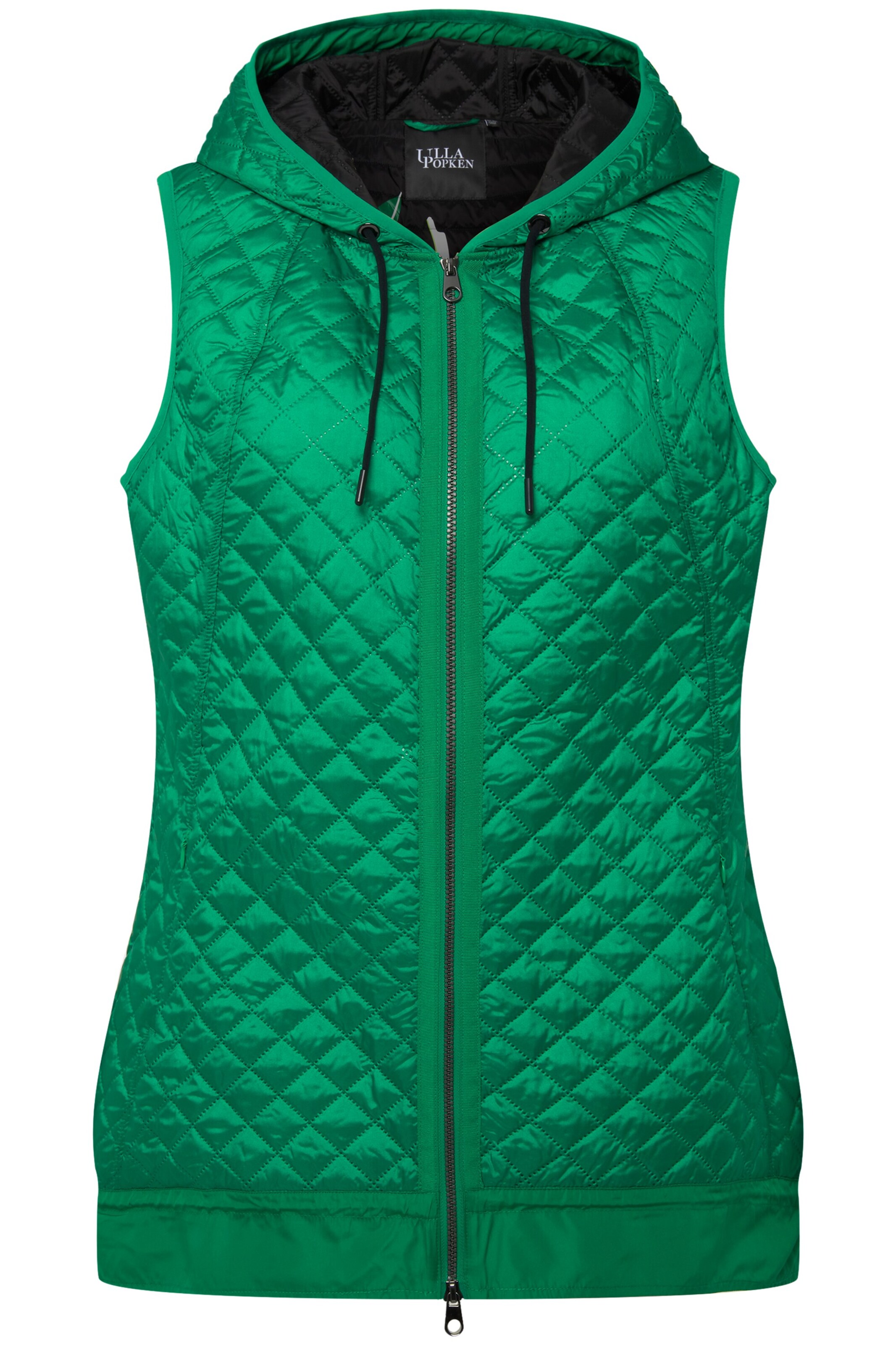 Ulla Popken Weste in Grün: Vorderseite