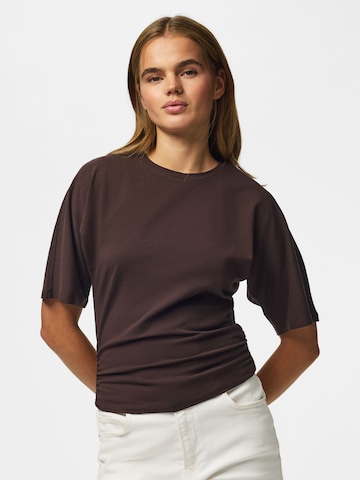 PIECES Shirts 'ALLI' i brun: forside