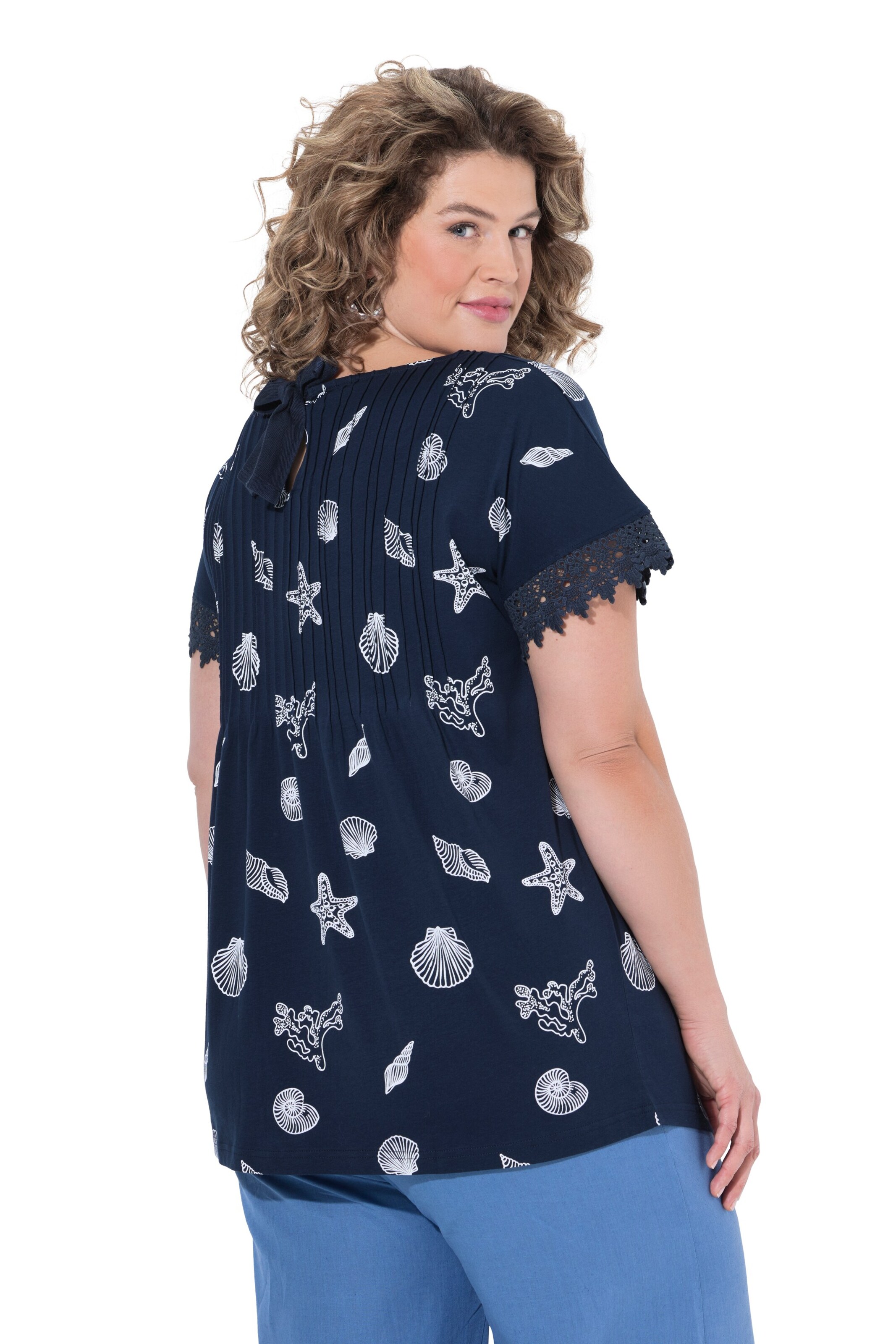 Ulla Popken Shirt in Blauw