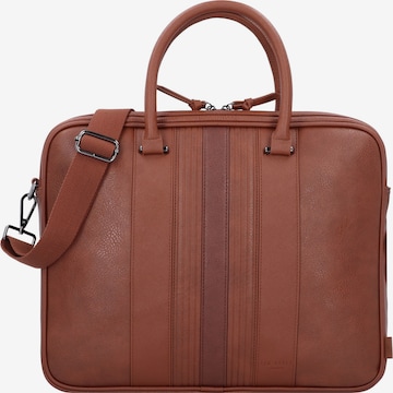 Ted Baker Document Bag in Brown: front