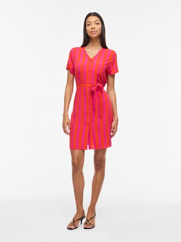 Robe-chemise 'VIIda Paya' VILA en rose : devant
