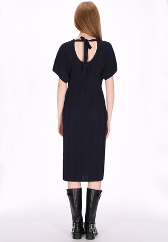 DreiMaster Vintage - Vestido de punto en azul