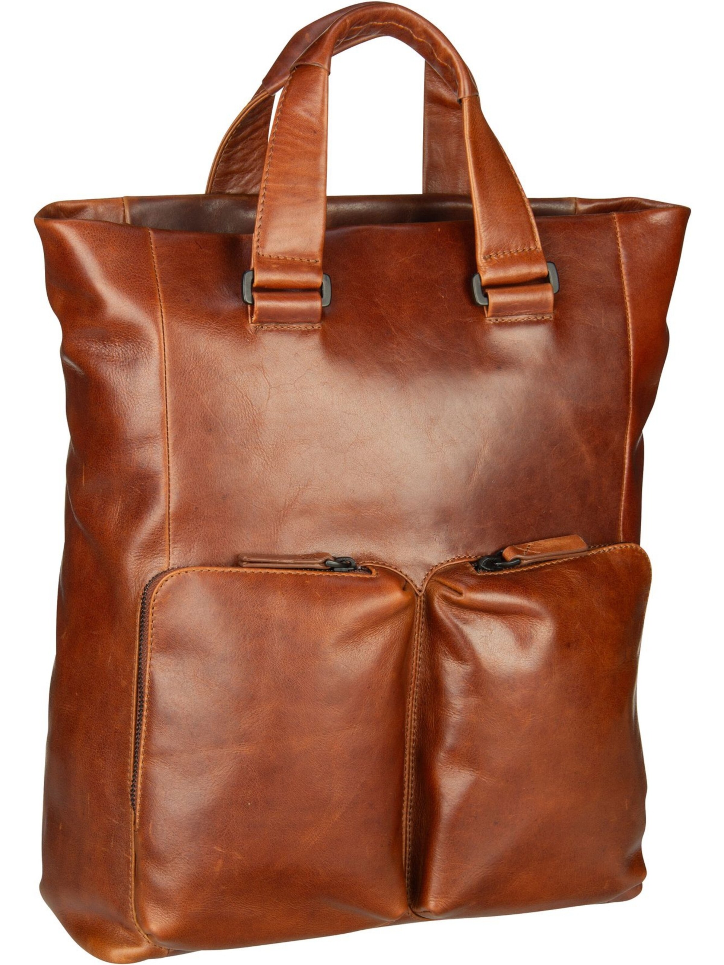 LEONHARD HEYDEN Rucksack 'Porto' in Braun: Vorderseite