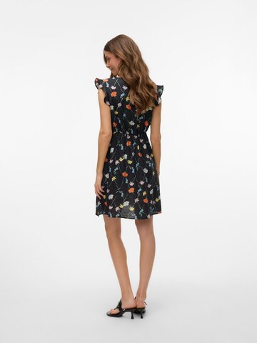 VERO MODA Καλοκαιρινό φόρεμα 'FLORA OLGA' σε μαύρο