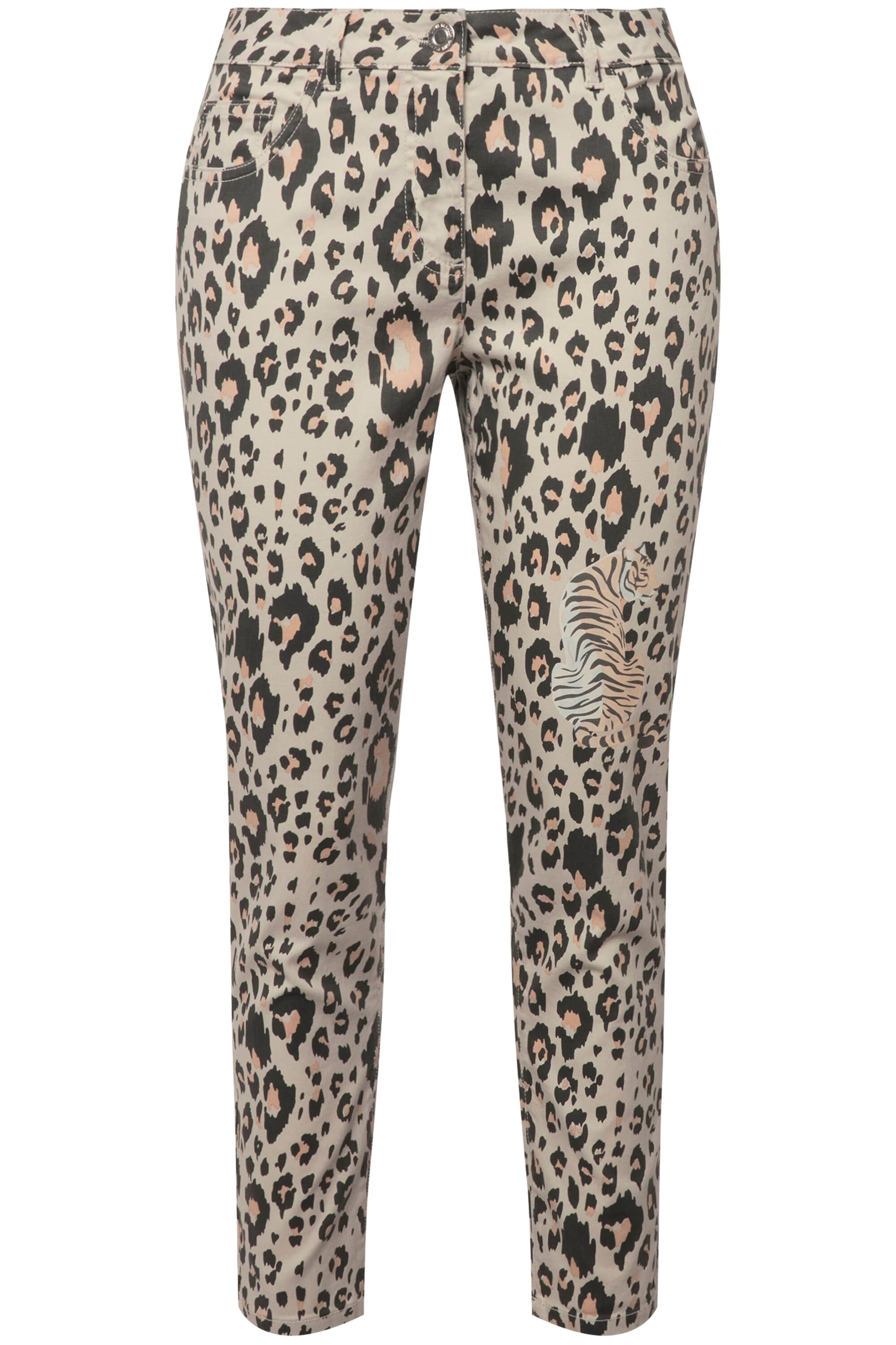 MIAMODA Slimfit Broek in Grijs: voorkant