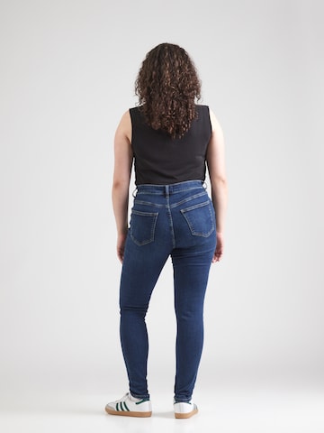 ONLY Carmakoma Skinny Kavbojke 'CARAYA' | modra barva