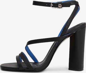 TOMMY HILFIGER Sandalen met riem in Zwart: voorkant