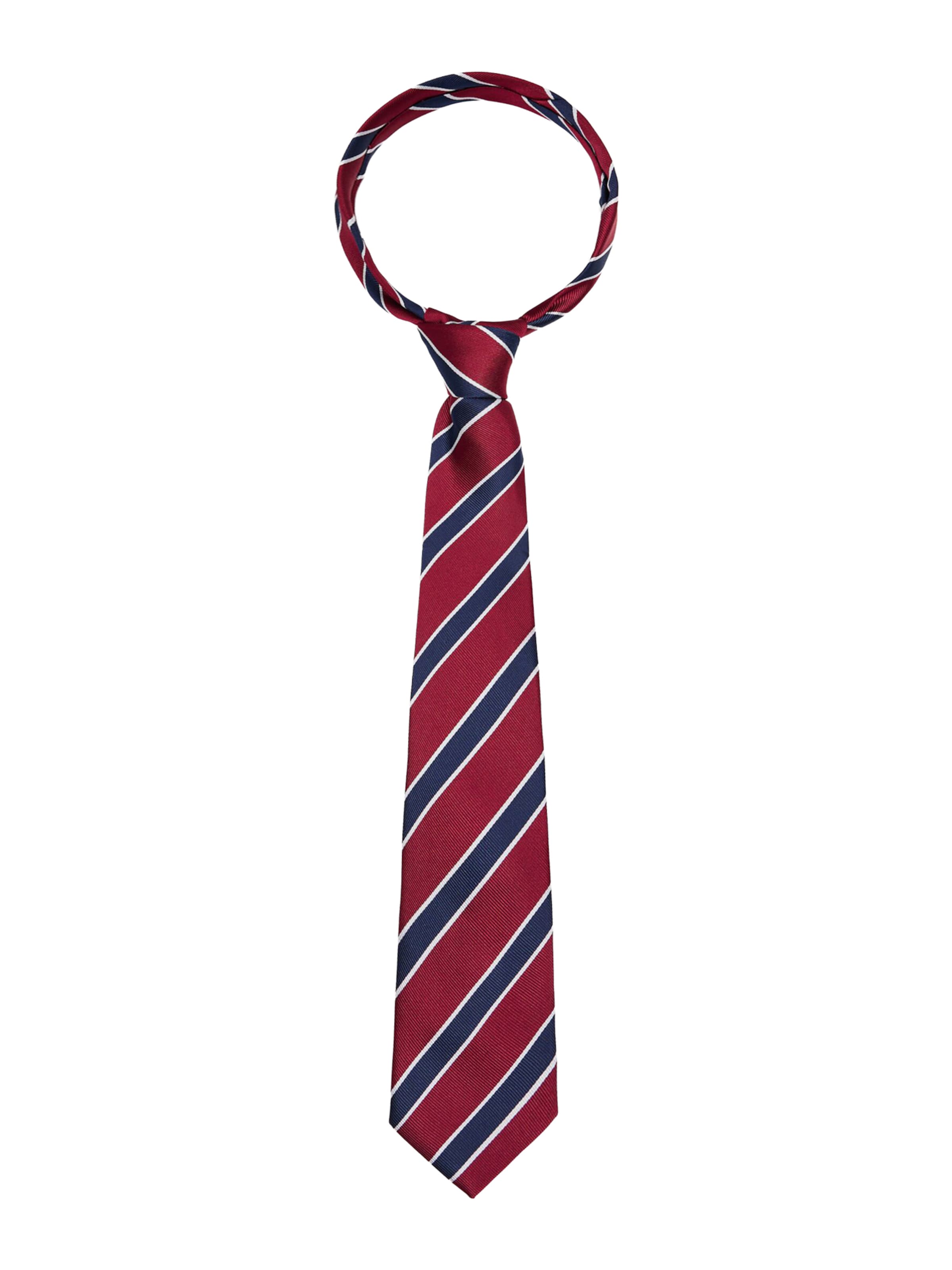 BershkaKravata - crvena boja: prednji dio