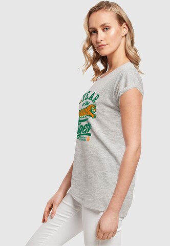 T-shirt 'Stranger Things - Hawkins Year of The Tiger 86' ABSOLUTE CULT en gris