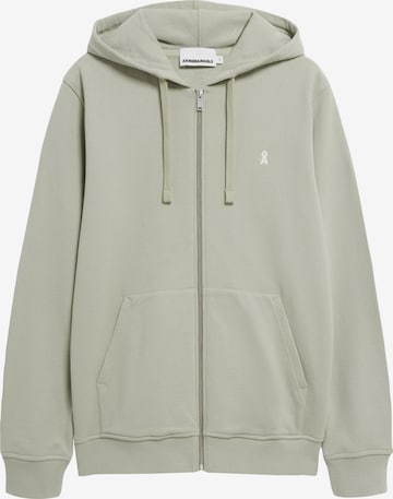 ARMEDANGELS Sweatjacke 'Saromian' in Grün: Vorderseite