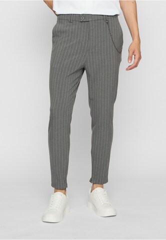 2Y Premium Slimfit Broek in Grijs: voorkant