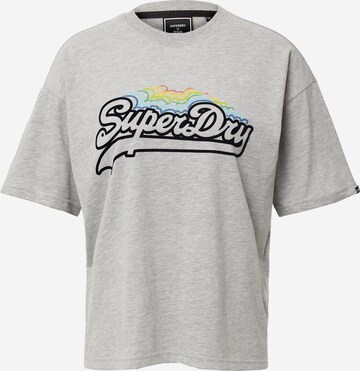 Superdry T-Shirt in Grau: predná strana