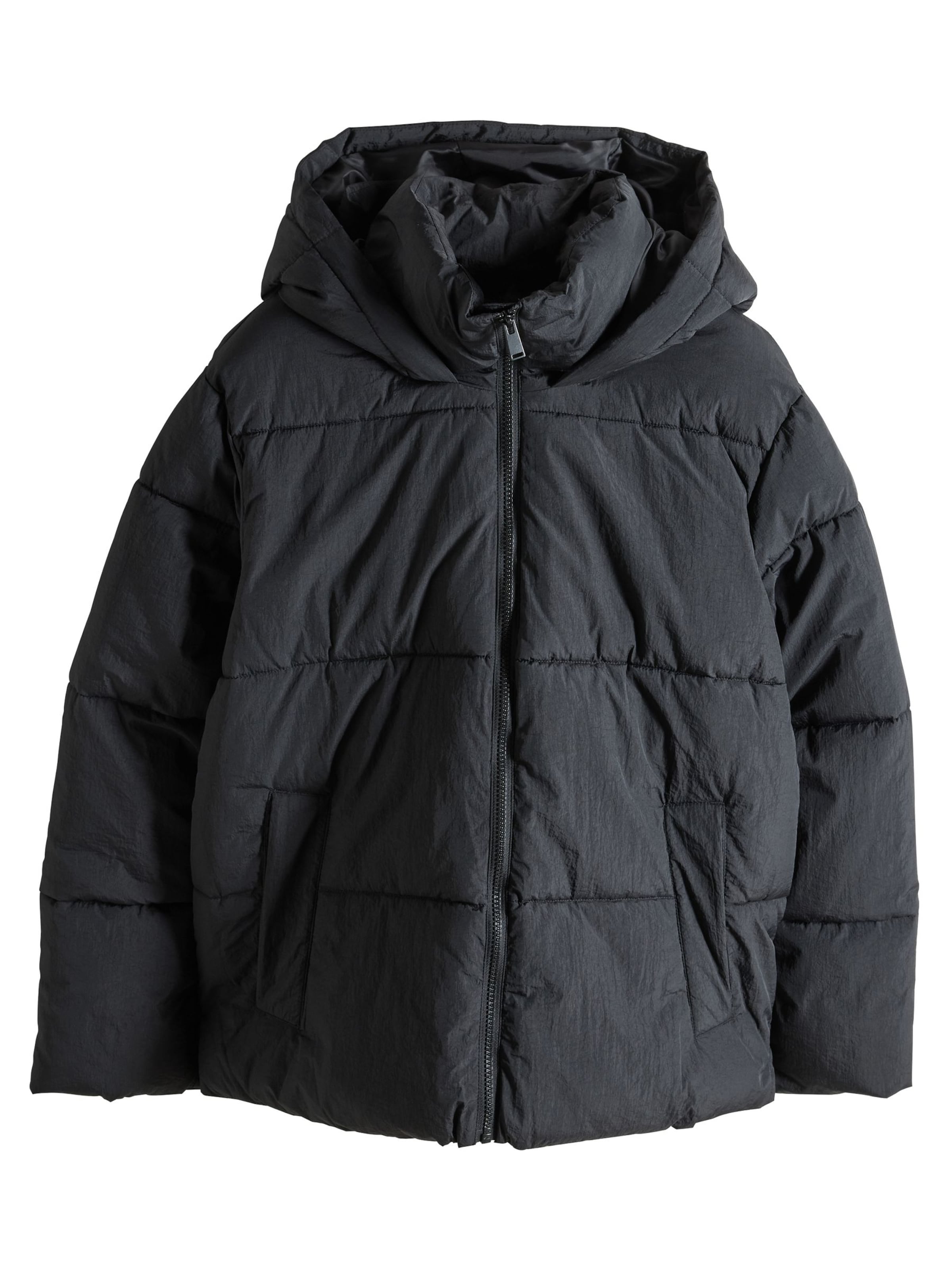 The Set Between-season jacket in Black: front