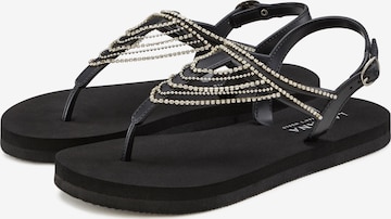 LASCANA Sandals in Black