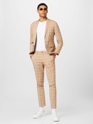 JACK & JONES - Slimfit Traje 'Franco' en beige