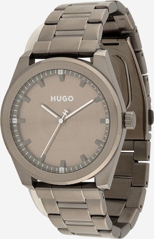 Orologio analogico di HUGO in grigio: frontale