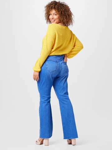 River Island Plus Flared Jeans 'JAREMI' i blå