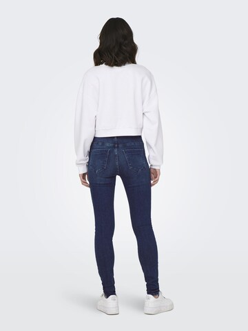 ONLY Skinny Jeans 'Forever' in Blauw