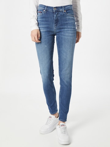 Tommy Jeans Skinny Jeansy 'Nora' w kolorze niebieski: przód