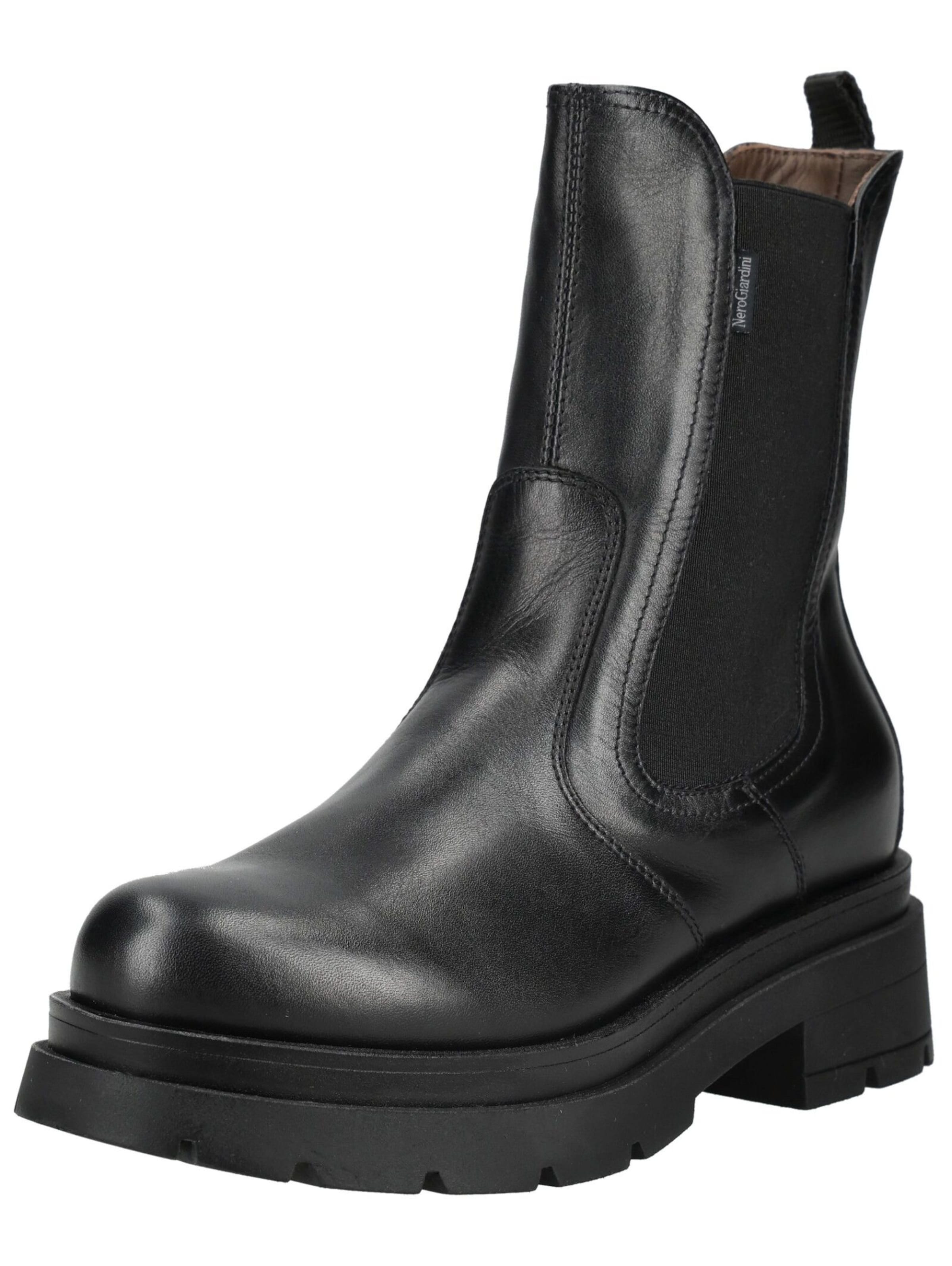 Bottines Nero Giardini en noir : devant
