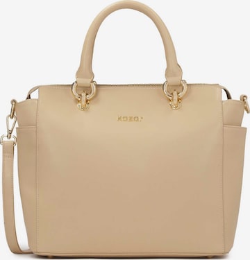 Kazar Handbag in Beige: front