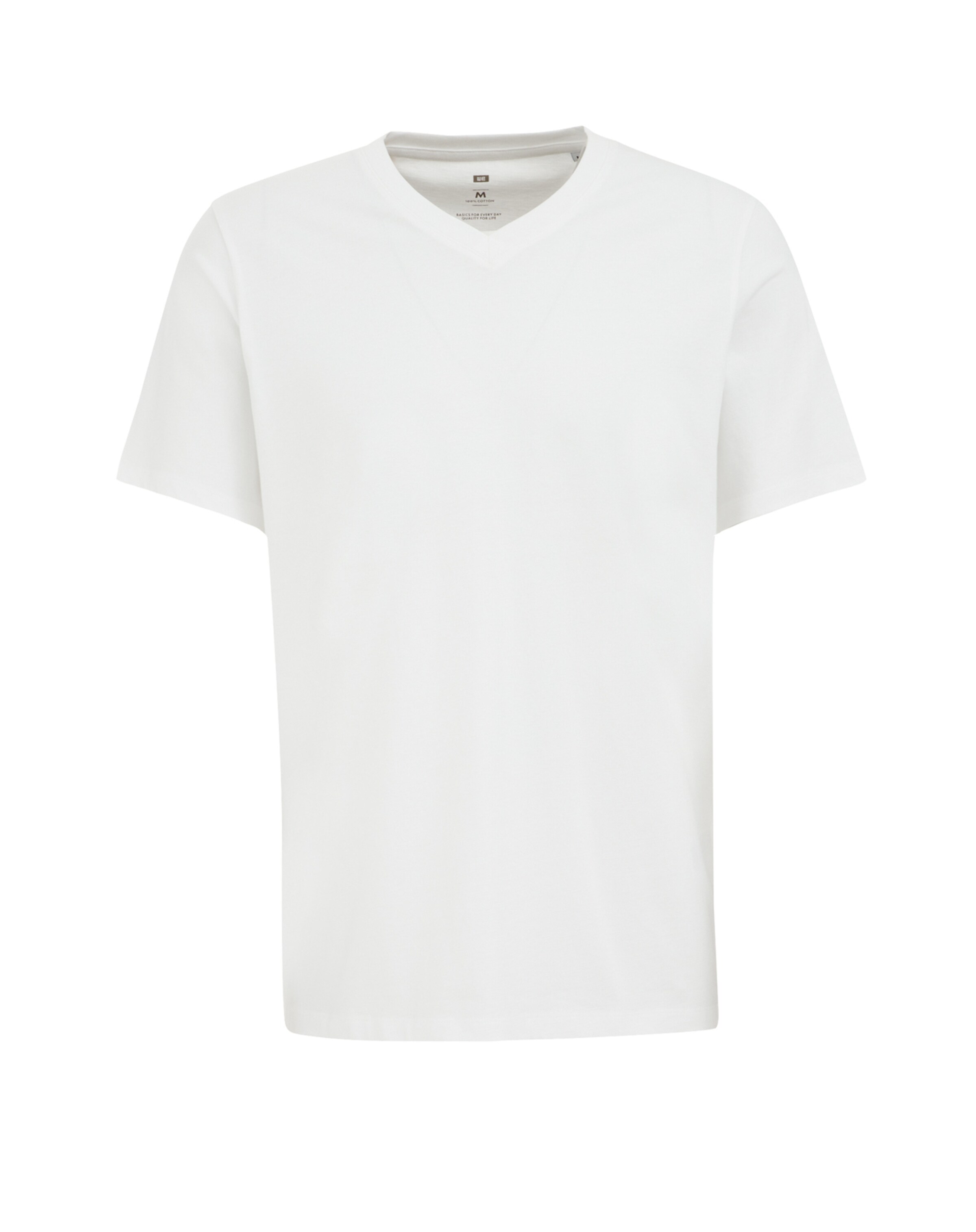 balts WE Fashion T-Krekls: no priekšpuses