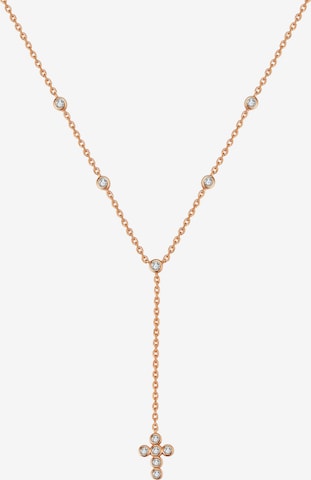 Hey Happiness Ketting 'Y Lariat' in Goud: voorkant