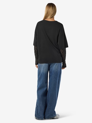 Noisy may Μπλουζάκι 'NMEASY' σε μαύρο