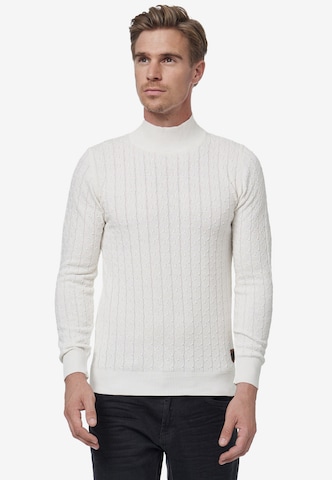 Rusty Neal Sweater in White: front