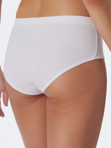 SCHIESSER Boyshorts ' Pure Rib ' in White