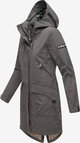 NAVAHOO Weatherproof jacket 'Pfefferschote' in Grey