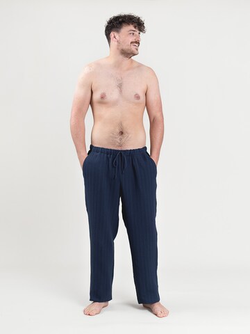 Pantalon de pyjama 'Leif' Erlich Textil en bleu : devant