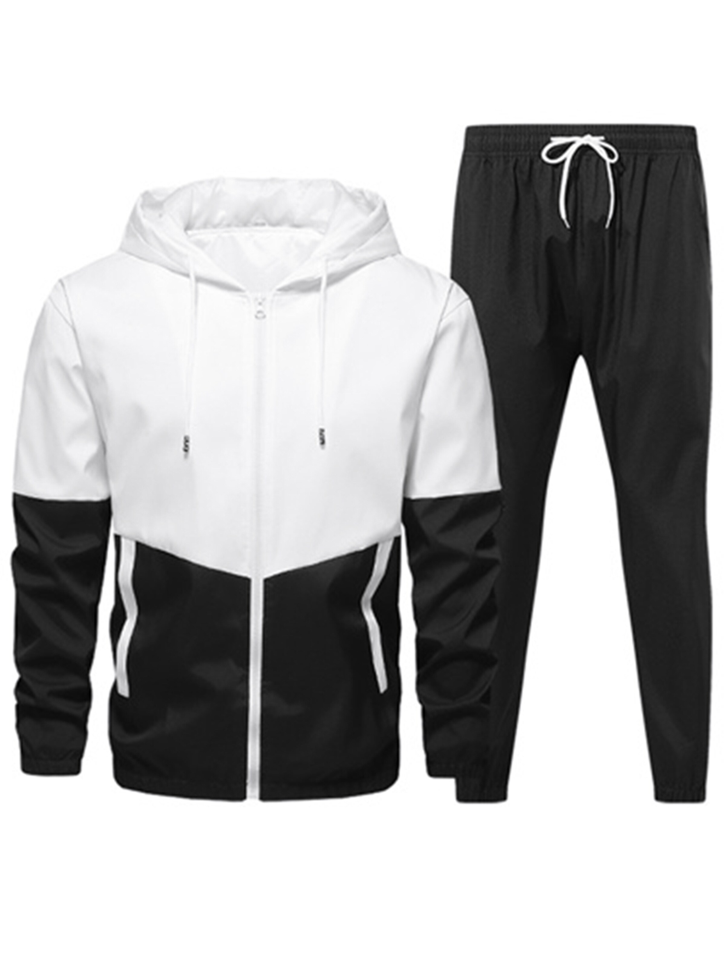 Youthup Sportanzug‌‌‌‌‌ in Schwarz: Vorderseite