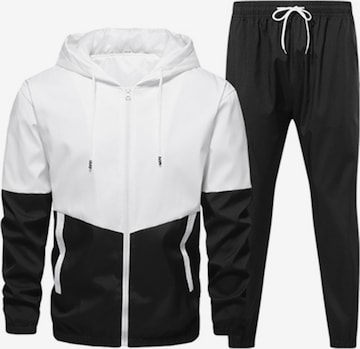 Youthup Sportanzug in Schwarz: Vorderseite