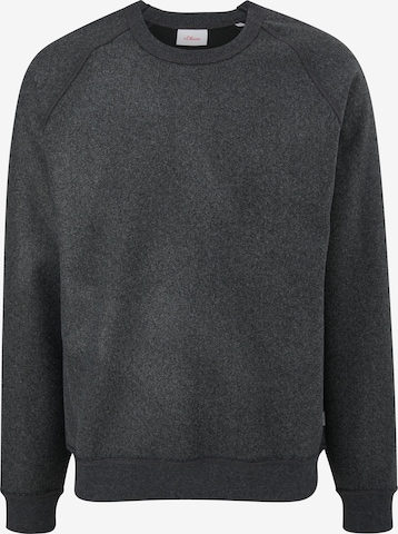 s.Oliver - Sweatshirt em cinzento: frente