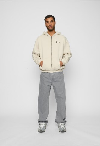 Veste de survêtement 'Essential' Karl Kani en beige