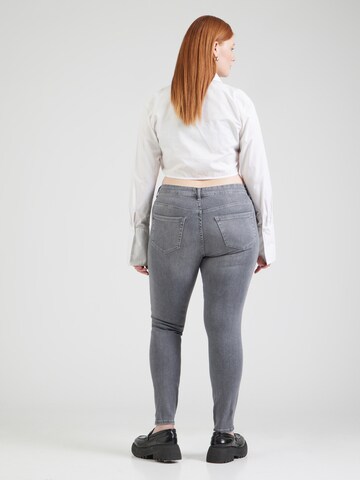 ONLY Carmakoma Skinny Jeans 'CARWilly' in Grey
