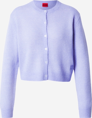 HUGO Strickjacke 'Sfebra' in Lila: Vorderseite