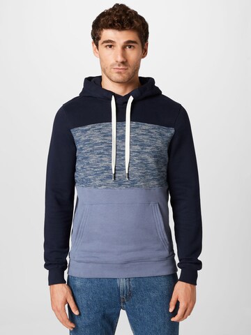 TOM TAILOR Sweatshirt in Blue: front