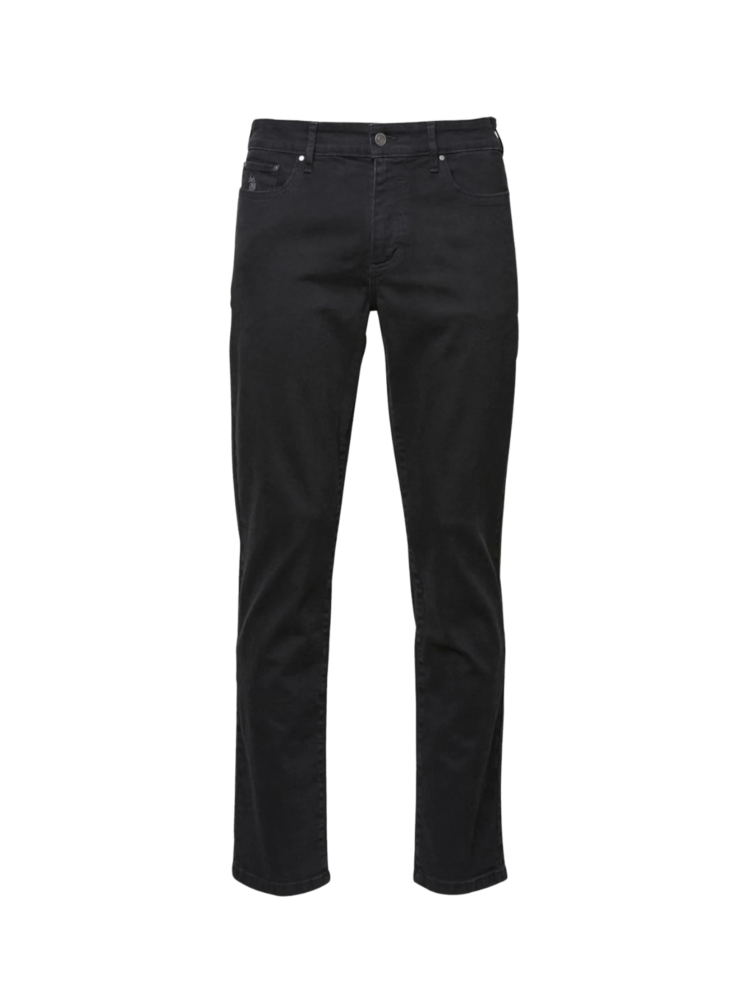 U.S. POLO ASSN. Regular Jeans 'UMBratt' in Black: front