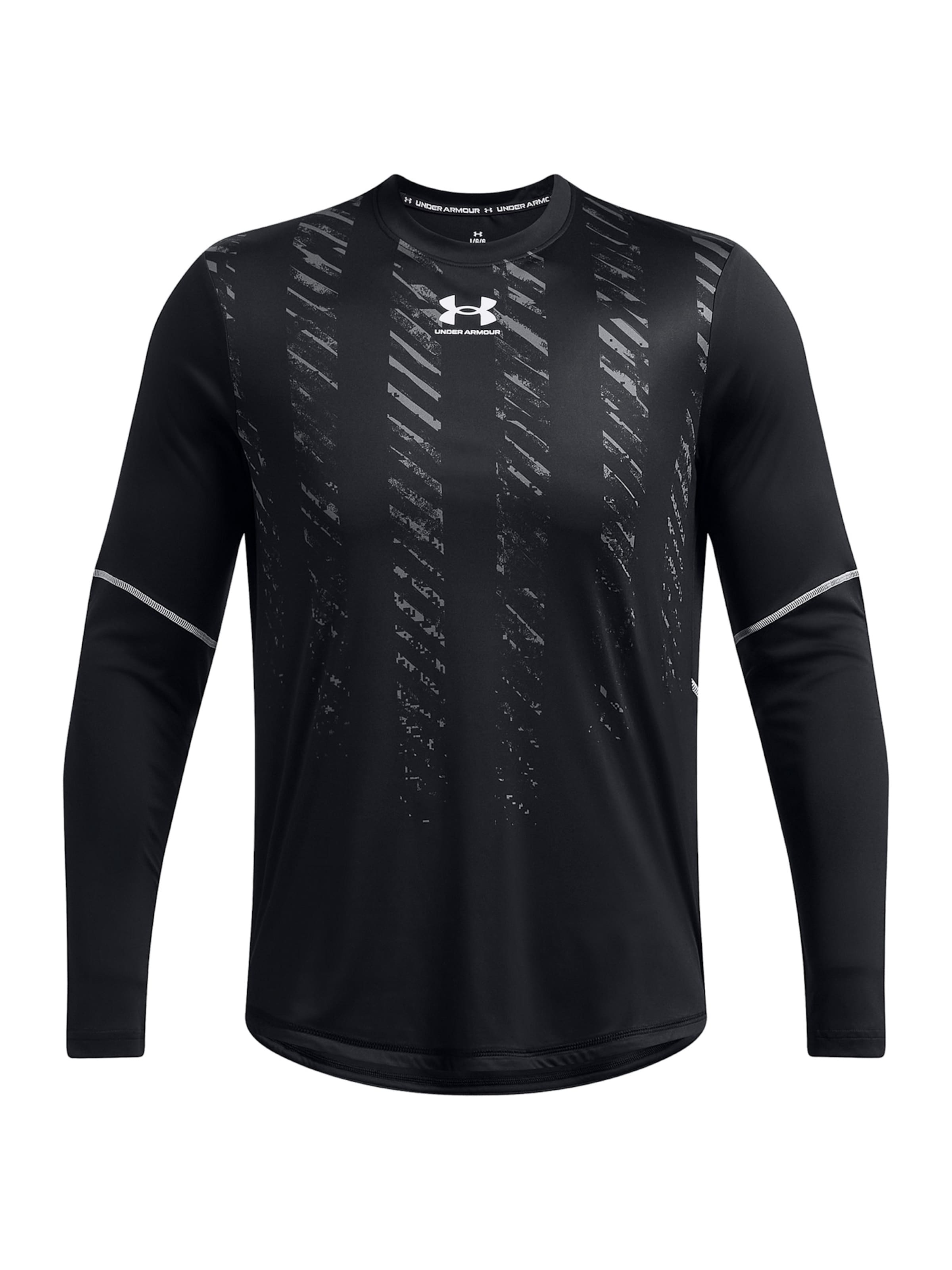 UNDER ARMOUR Funktionsshirt in Schwarz: Vorderseite