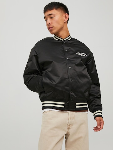 JACK & JONES Between-Season Jacket in Black: front