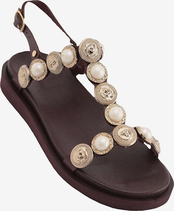 Limoya - Sandalias 'Bertha' en rojo: frente