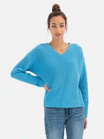 CAMEL ACTIVE Sweater in Blue: front